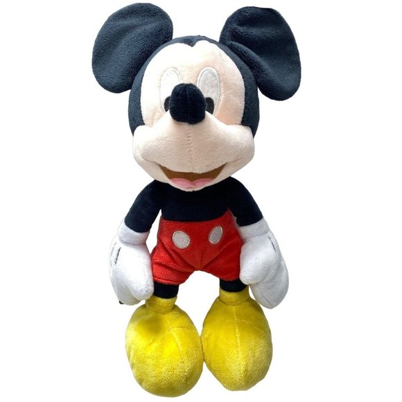 Disney Mickey Mouse Plush 12" Inch Original Mickey Mouse Stuffed Toy Teddy - Picture 1 of 7